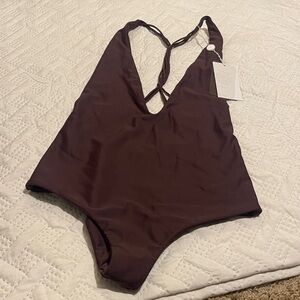 Mikoh maroon/burgundy Swimsuit